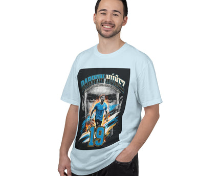 Darwin Nunez 19 Soccer Player T-Shirt, 2026 World Cup Tee, Uruguay Flag