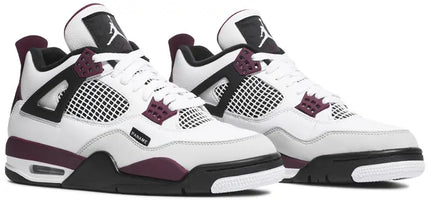 Men's Paris Saint-Germain x Air Jordan 4 Retro 'Bordeaux' Shoes