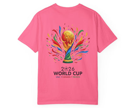 Egypt Football Players T-shirt, 2026 World Cup Back Trophy Design, Egypt Flag