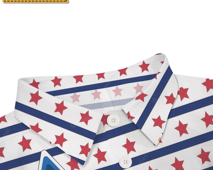 Five Star Best Dad Ever - Gift For Father Grandpa Dad - Personalized Customized Hawaiian shirt