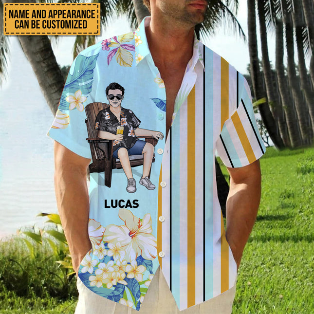 Cool Man Summer Hawaii Cool Customization - Summer Hawaiian shirt - Personalized Customized Hawaiian shirt