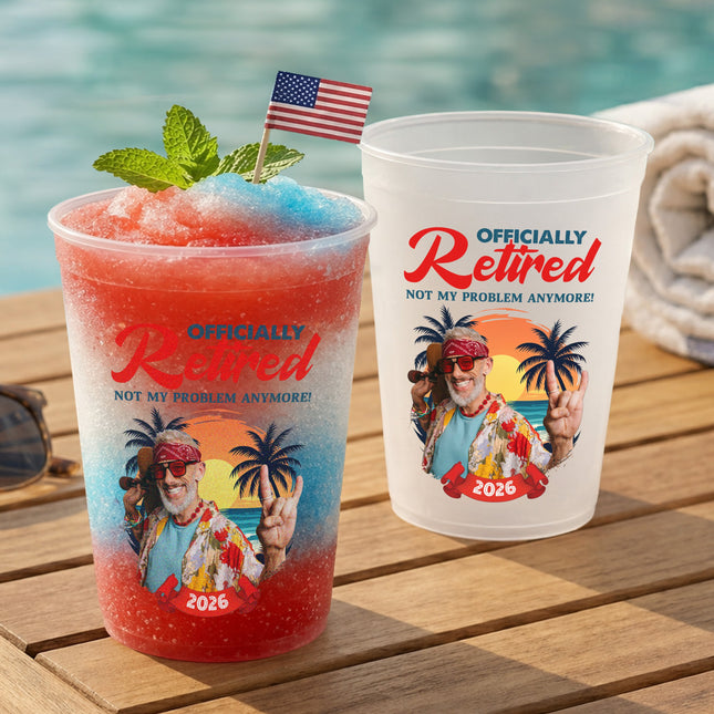 Custom Photo Funny Retirement Cups Gifts For Women