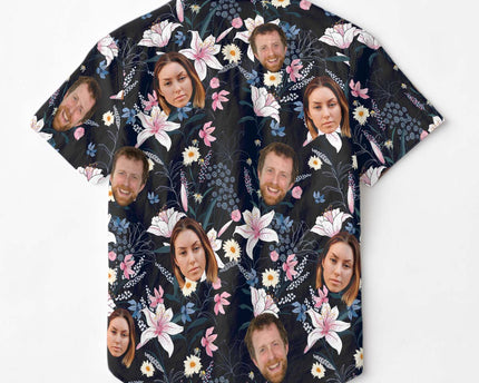 Custom Photo With Beloved Ones - Personalized Customized Hawaiian shirt
