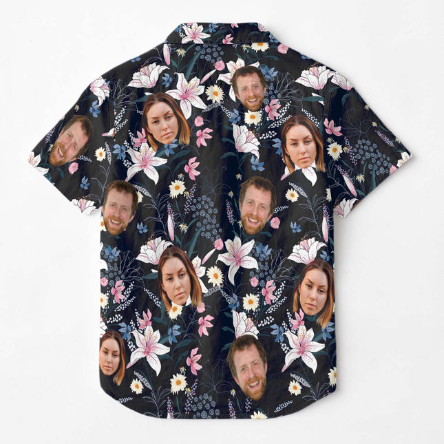 Custom Photo With Beloved Ones - Personalized Customized Hawaiian shirt