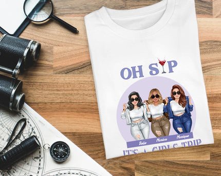 It's A Girls Trip - Bestie T-shirt - Gift For Bestie Best Friends Girl - Customized T-shirt