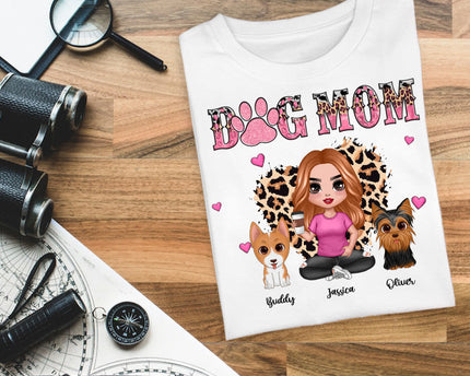 Dod Mom - Personalized Customized T-shirt - Gift For Pet Lover Dog Mom Dog Lover