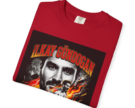 Ilkay Gundogan Soccer Player Graphic T-Shirt, 2026 World Cup Back Print, Germany Flag