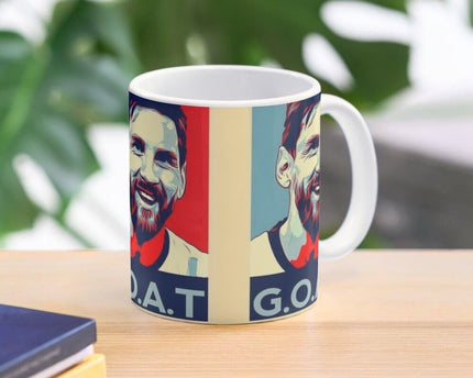 Lionel Messi Magazine Art Designer Coffee Mug