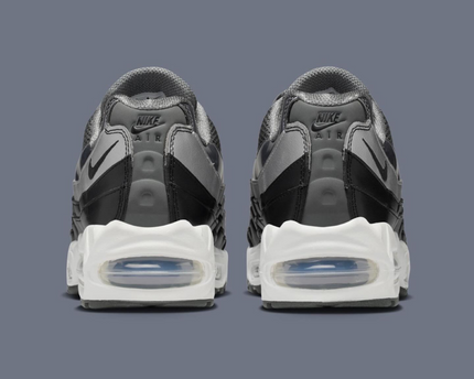 Men's Nike Air Max 95 Dark Grey Metallic Silver Shoes