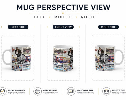 Coffee Mug, Lionel Messi Legend Collage Printed Cup