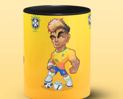Neymar Printed Coffee Mug , Brazil Footballer Printed Coffee Mugs