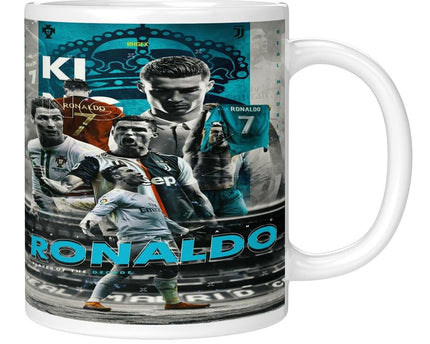 PrintWala Ronaldo Mug Footballer Printed Cup