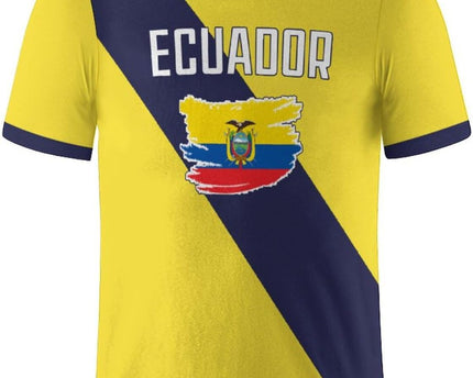 Soccer National T-Shirt Uniforms Printing Short Sleeve Shirts for Men Fans Apparel Gifts