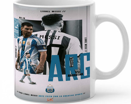 Lionel Messi Argentina National Team Printed Cup