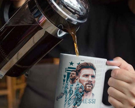 Lionel Messi Inspired Ceramic Coffee Mug for Football Fans
