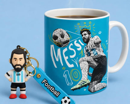 Lionel Messi White Coffee Ceramic Mug