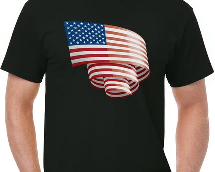 Round Neck Graphic Tees for Men Summer Fall Short Sleeve T-Shirt Basis Tops Blouse