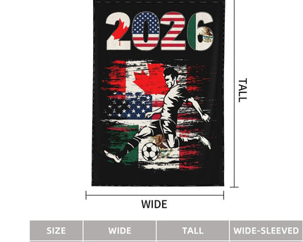 World Cup 2026 Garden Flag - Decorative Outdoor Flags Yard Banner Home Decor