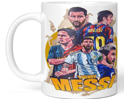 Messi Mug Footballer Printed Cup, Printed Ceramic Tea Coffeee Mug