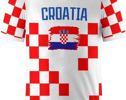 Soccer National T-Shirt Uniforms Printing Short Sleeve Shirts for Men Fans Apparel Gifts
