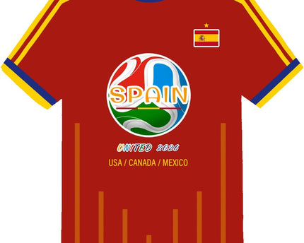 TeeTea Soccer Jersey Size S-L, 2026 North America Soccer Cup Merchandise, Soccer Fan Jersey Breathable, Team USA