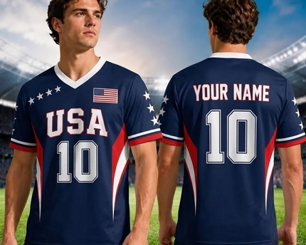 Custom National Soccer Jersey 2026 for Men Women Kids, Personalized Flag Design Name Number Gift for Fans Jerseys V4