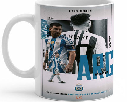 Lionel Messi Argentina National Team Printed Cup