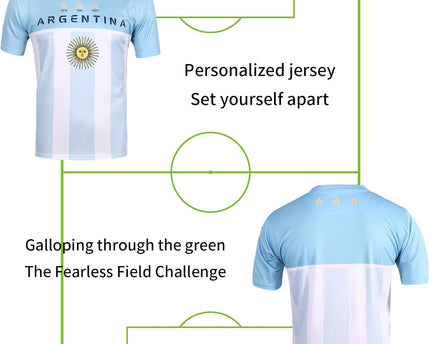 Fan Soccer Jersey for 2026 World Cup Fan Soccer Jersey - Argentina, Brazil, Mexico & USA