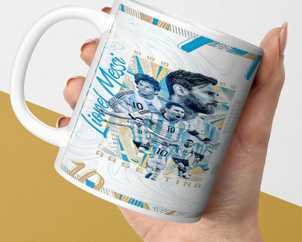 PrintWala Messi Mug Footballer Printed Cup