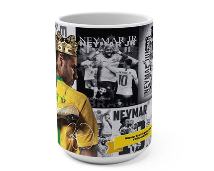 Neymar Junior Collage Designer Coffee Mug for Football Lovers