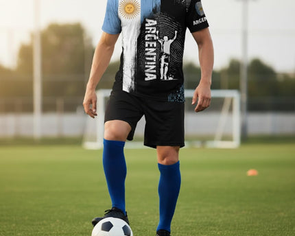 REVENEVER Soccer Jersey for Men Short Sleeve Training Shirt Breathable Sport Casual T Shirt for Soccer Fans