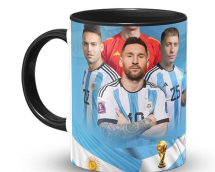 Messi Argentina Printed Coffee Mug, Football Messi Print Coffee Mugs
