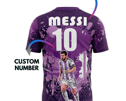 Vendsy Custom Name & Number Football Jersey T-Shirt for Men & Boys | Personalized Polyester Sports Tee