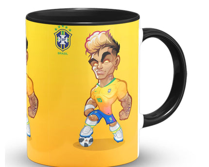 Neymar Printed Coffee Mug , Brazil Footballer Printed Coffee Mugs