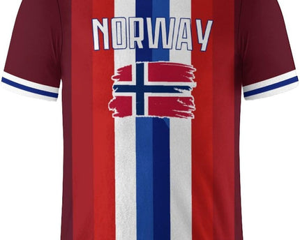 Soccer National T-Shirt Uniforms Printing Short Sleeve Shirts for Men Fans Apparel Gifts