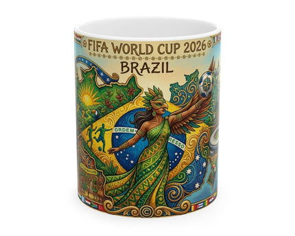 Football Brazil Best Designer Coffee Mug for World Cup Football