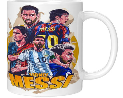 PrintWala Messi Mug Footballer Printed Cup