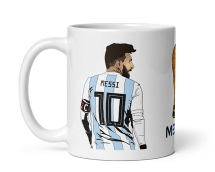 Messi - Football Sports Theme Ceramic Coffee and Printed Mug Ideal