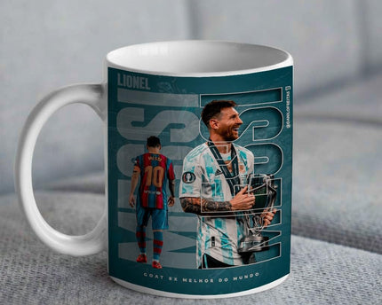 Lionel Messi Inspired Ceramic Coffee Mug for Football Fans