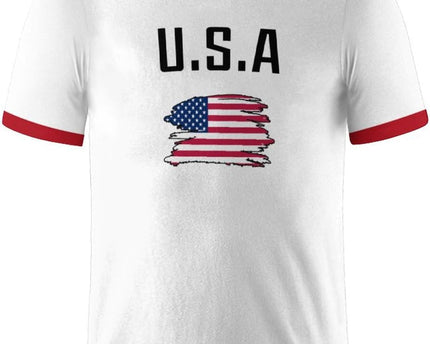 Soccer National T-Shirt Uniforms Printing Short Sleeve Shirts for Men Fans Apparel Gifts