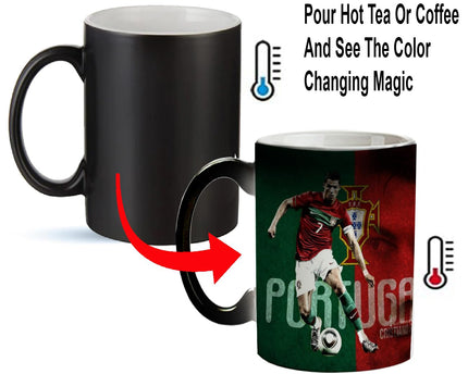Ronaldo - Ceramic Printed Tea Cup