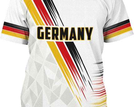 REVENEVER Soccer Jersey for Men Short Sleeve Training Shirt Breathable Sport Casual T Shirt for Soccer Fans