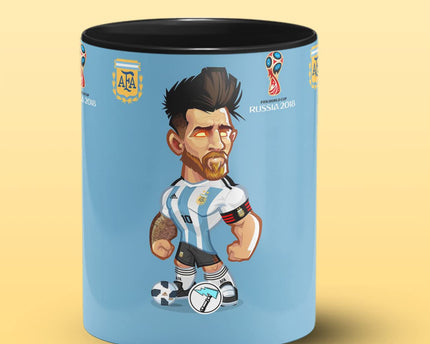 Messi Printed Coffee Mug , Football Argentina Messi Print Coffee Mugs