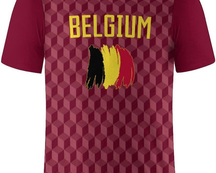 Soccer National T-Shirt Uniforms Printing Short Sleeve Shirts for Men Fans Apparel Gifts