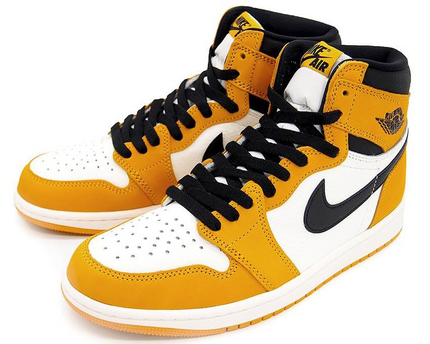 Men's Air Jordan 1 High 'Yellow Ochre’ Shoes