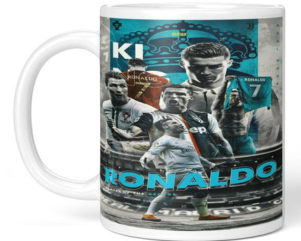 PrintWala Ronaldo Mug Footballer Printed Cup
