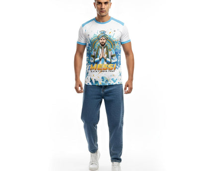 Messi Goat Tour 2025 Maharaja Special Edition India Jersey Premium Goat Football Fan Jersey