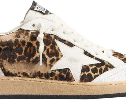 Golden Goose Women's Ball Star Leopard Low-Top Sneakers