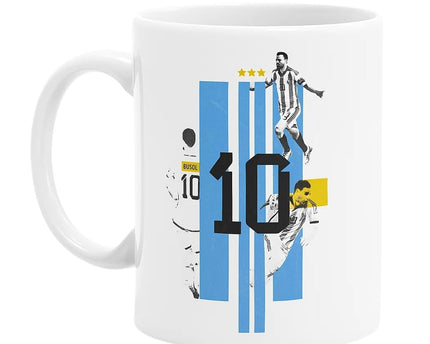 Messi Football Themed Ceramic Mug , Microwave Safe & Premium Mugs