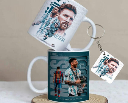 Lionel Messi Inspired Ceramic Coffee Mug for Football Fans